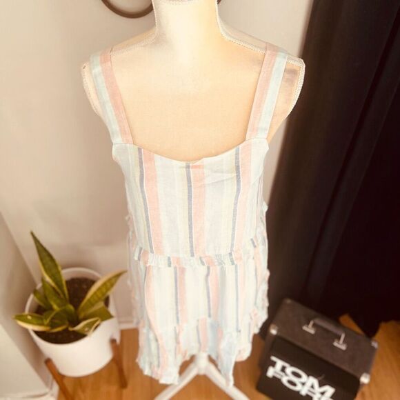 RAILS Sandy Linen Blend Shift Dress, Summer Airy Vacation Dress, Small (4/6) NWT - Picture 2 of 16